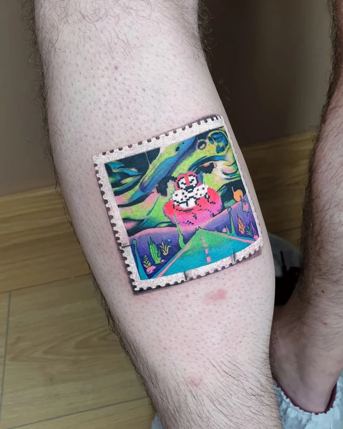 Alev Sarı — Illustrative tattoo, Ink People Istanbul