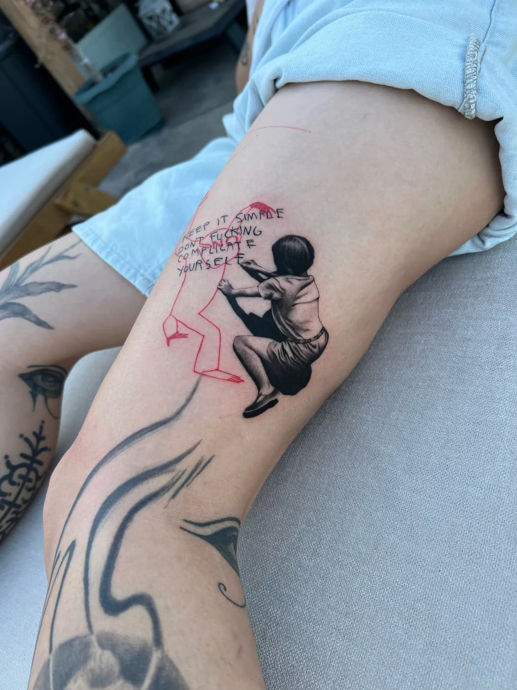 Alev Sarı — Color Work tattoo, Ink People Istanbul