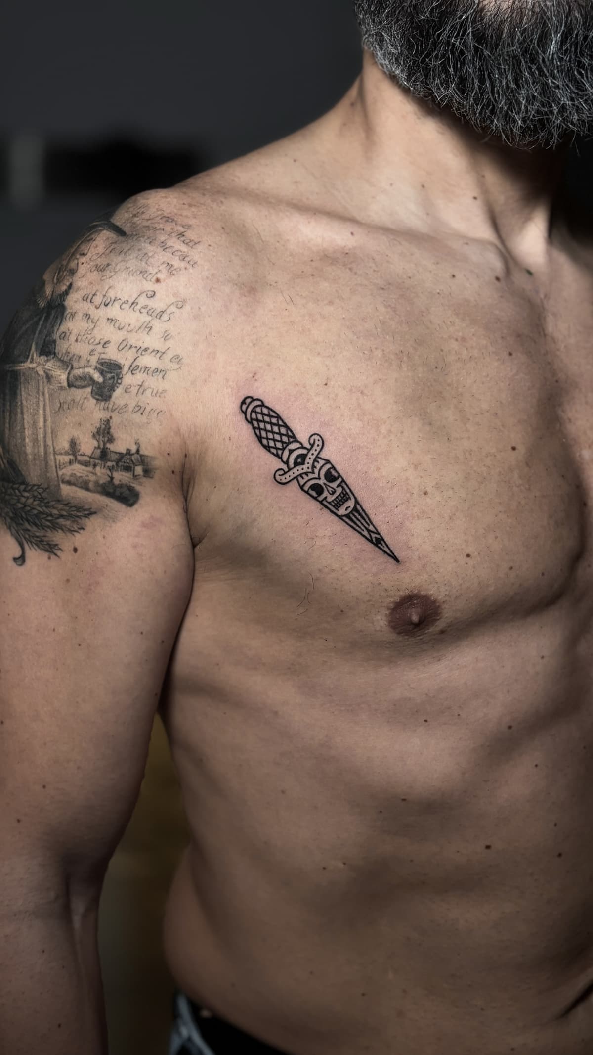 Ozan Bağcık — blackwork tattoo, Ink People Istanbul